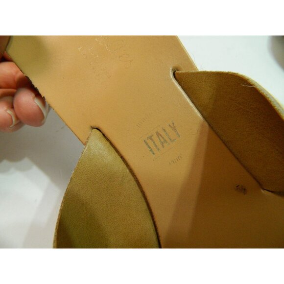 Seychelles Womens Cowhide Leather Sandals Size 7.5 Made In Italy Brown Tan Cow - Picture 8 of 14
